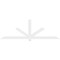Ekena Millwork Kennewick Architectural Grade PVC Gable Bracket, 96"W x 32"H x 2"D x 4"F, 8/12 Pitch GBP096X32X0204KEN00 - alternate 3